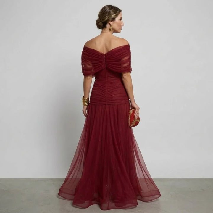 LouLou | Elegantes Maxikleid für festliche Anlässe mit V-Ausschnitt