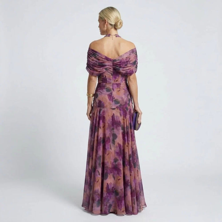 LouLou | Elegantes Maxikleid für festliche Anlässe mit V-Ausschnitt