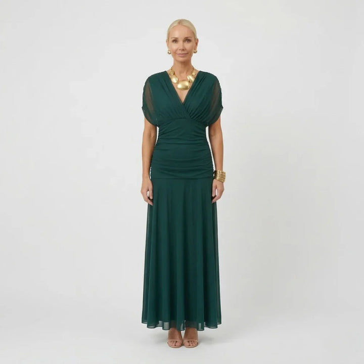 LouLou | Elegantes Maxikleid für festliche Anlässe mit V-Ausschnitt