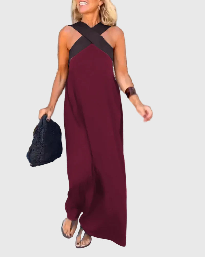 Magdalena | Anmutiges Fließendes Maxikleid