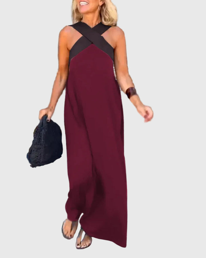 Magdalena | Anmutiges Fließendes Maxikleid