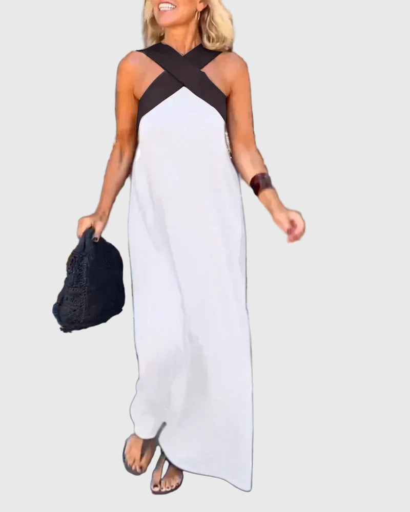 Magdalena | Anmutiges Fließendes Maxikleid