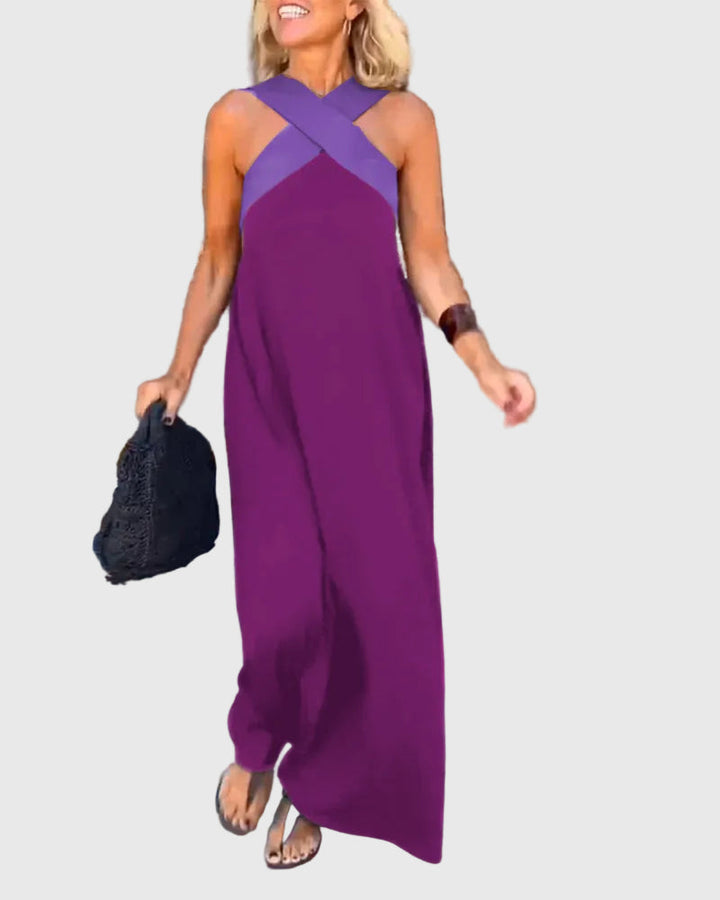 Magdalena | Anmutiges Fließendes Maxikleid