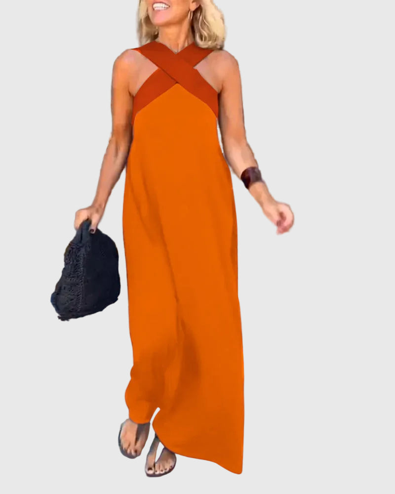 Magdalena | Anmutiges Fließendes Maxikleid