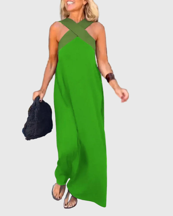 Magdalena | Anmutiges Fließendes Maxikleid