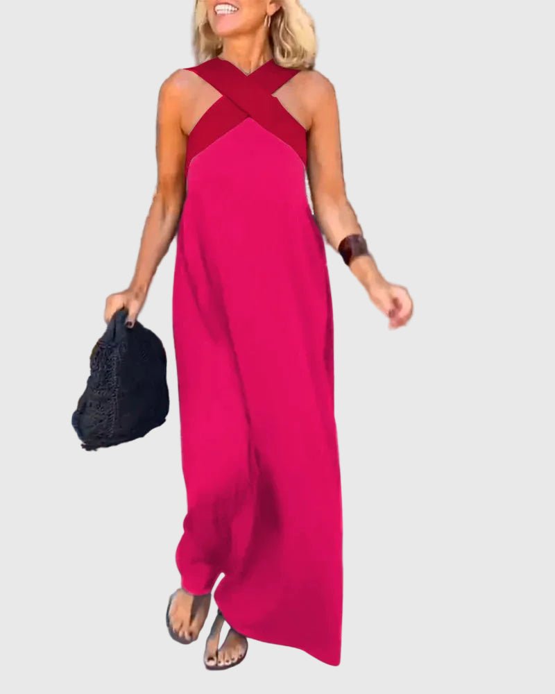 Magdalena | Anmutiges Fließendes Maxikleid