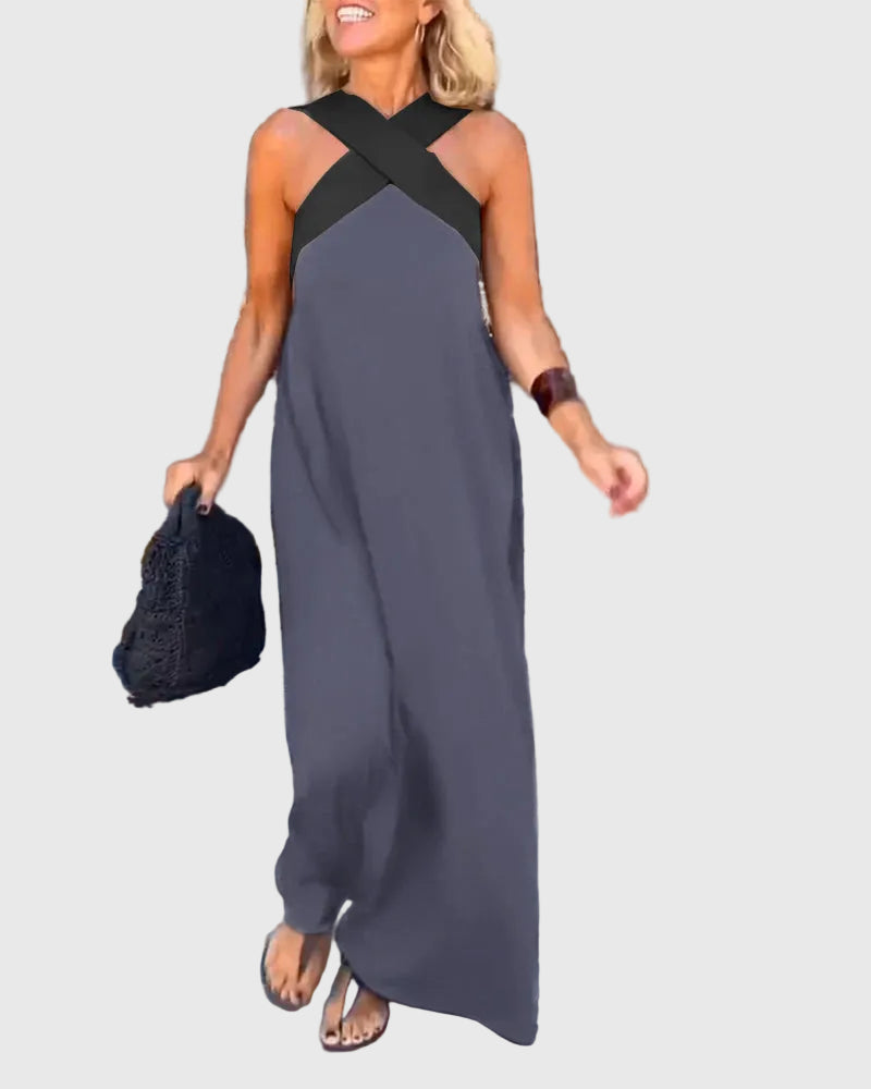 Magdalena | Anmutiges Fließendes Maxikleid