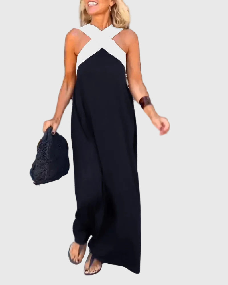 Magdalena | Anmutiges Fließendes Maxikleid
