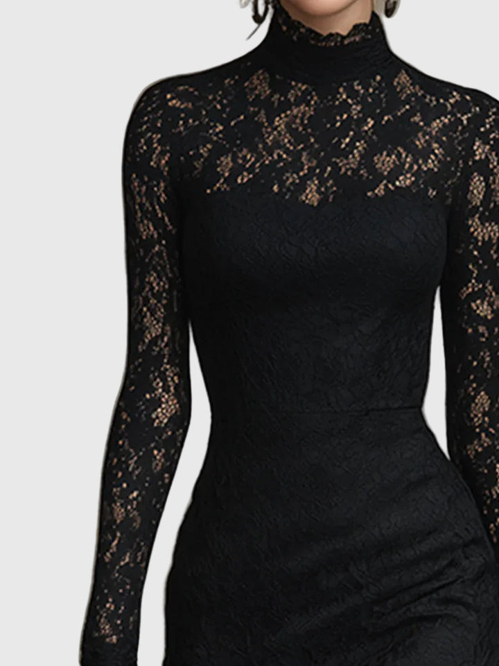 Nadine | Elegantes Spitzen-Fischschwanz-Maxikleid