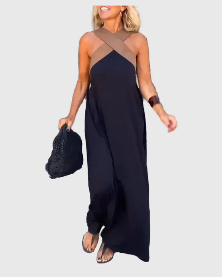 Magdalena | Anmutiges Fließendes Maxikleid