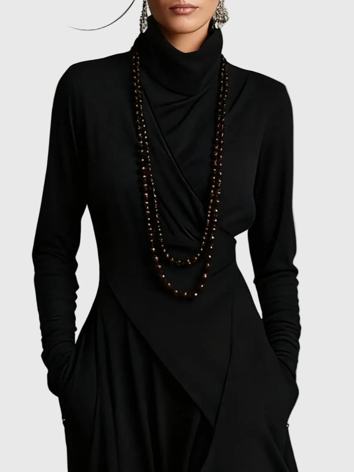 Svenja | Maxi Faltenkleid