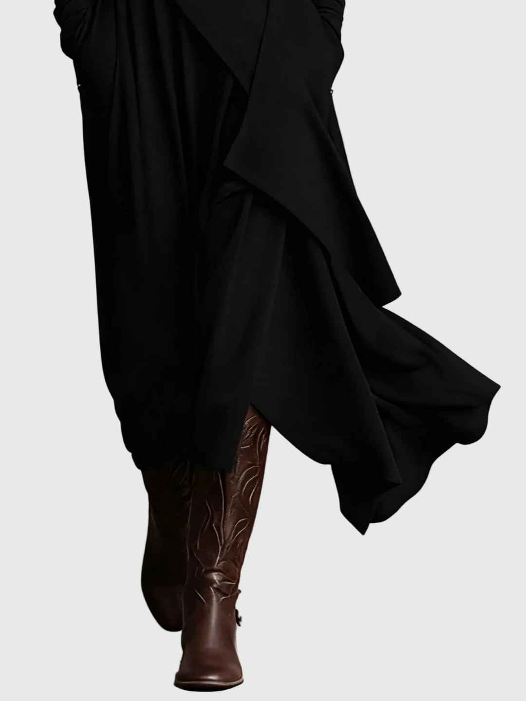 Svenja | Maxi Faltenkleid