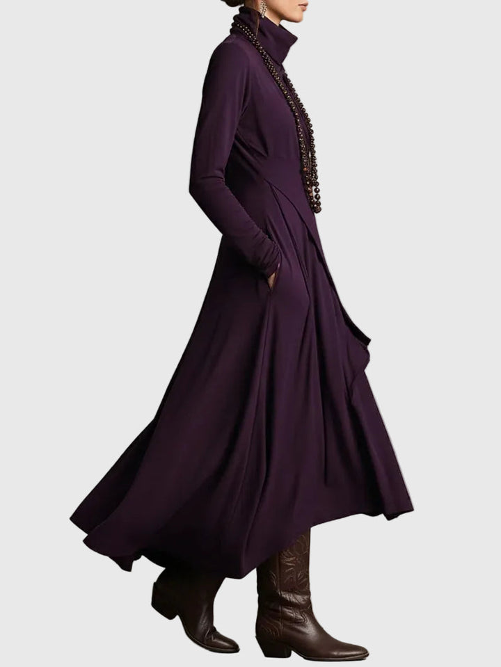 Svenja | Maxi Faltenkleid