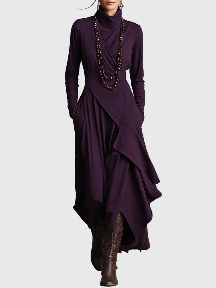 Svenja | Maxi Faltenkleid