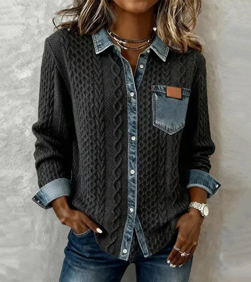 Sandra - Der Perfekte Stricktop Wärme, Stil und Komfort Ohne Kompromisse