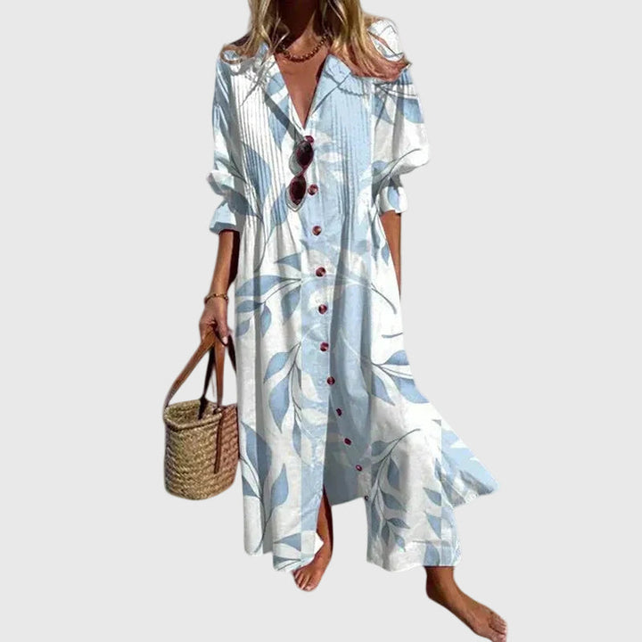 Ingrid | Elegantes Bohemian Maxikleid