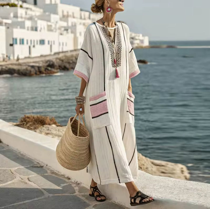 Anouk - Elegantes Maxikleid für einen Stilvollen Sommerlook